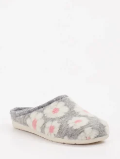 Damen Berkemann – Pantoffeln aus Filz in Hell