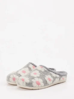 Damen Berkemann – Pantoffeln aus Filz in Hell