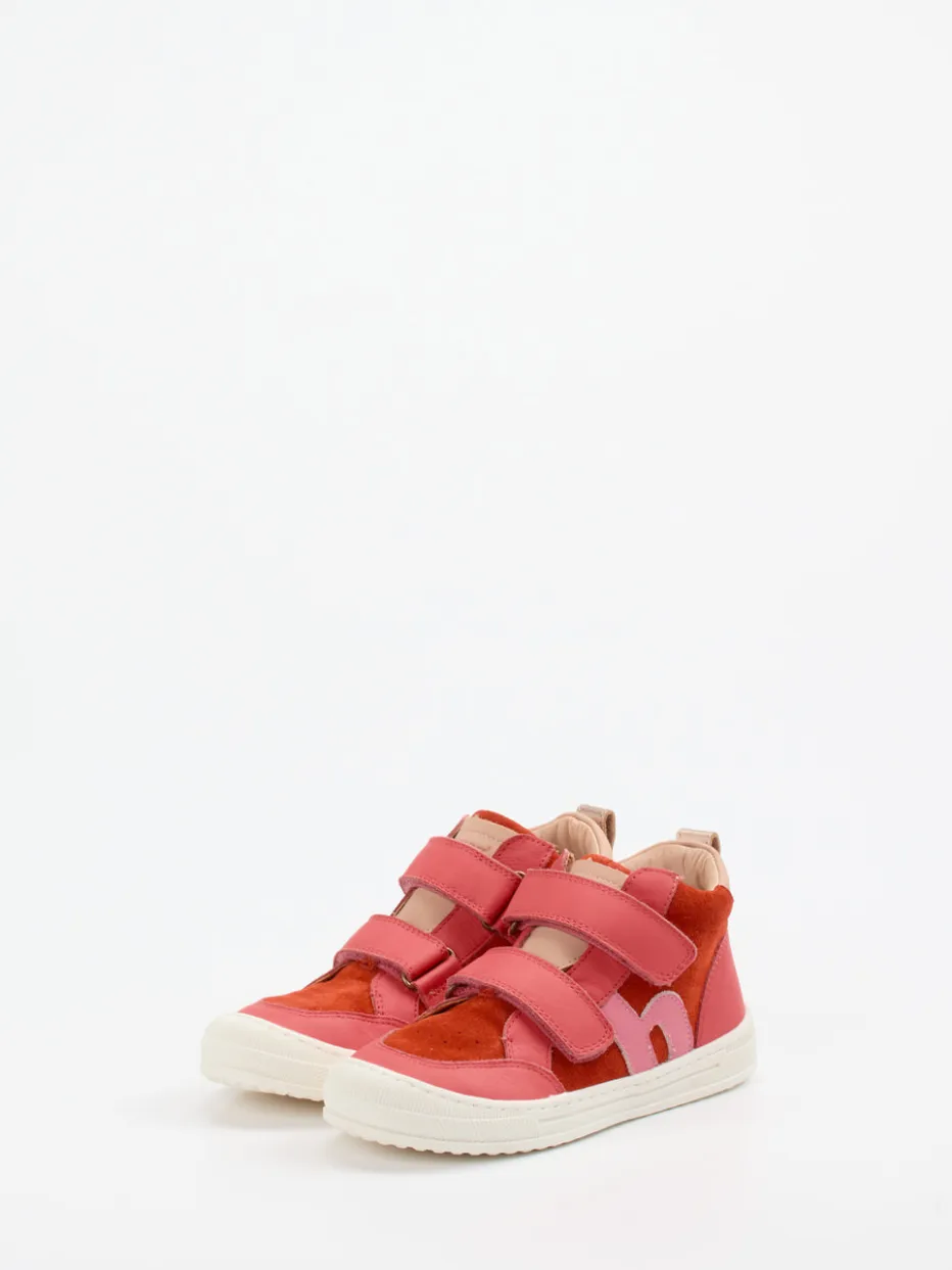 – Klett-Sneaker aus Veloursleder Korallenrot*Bisgaard New