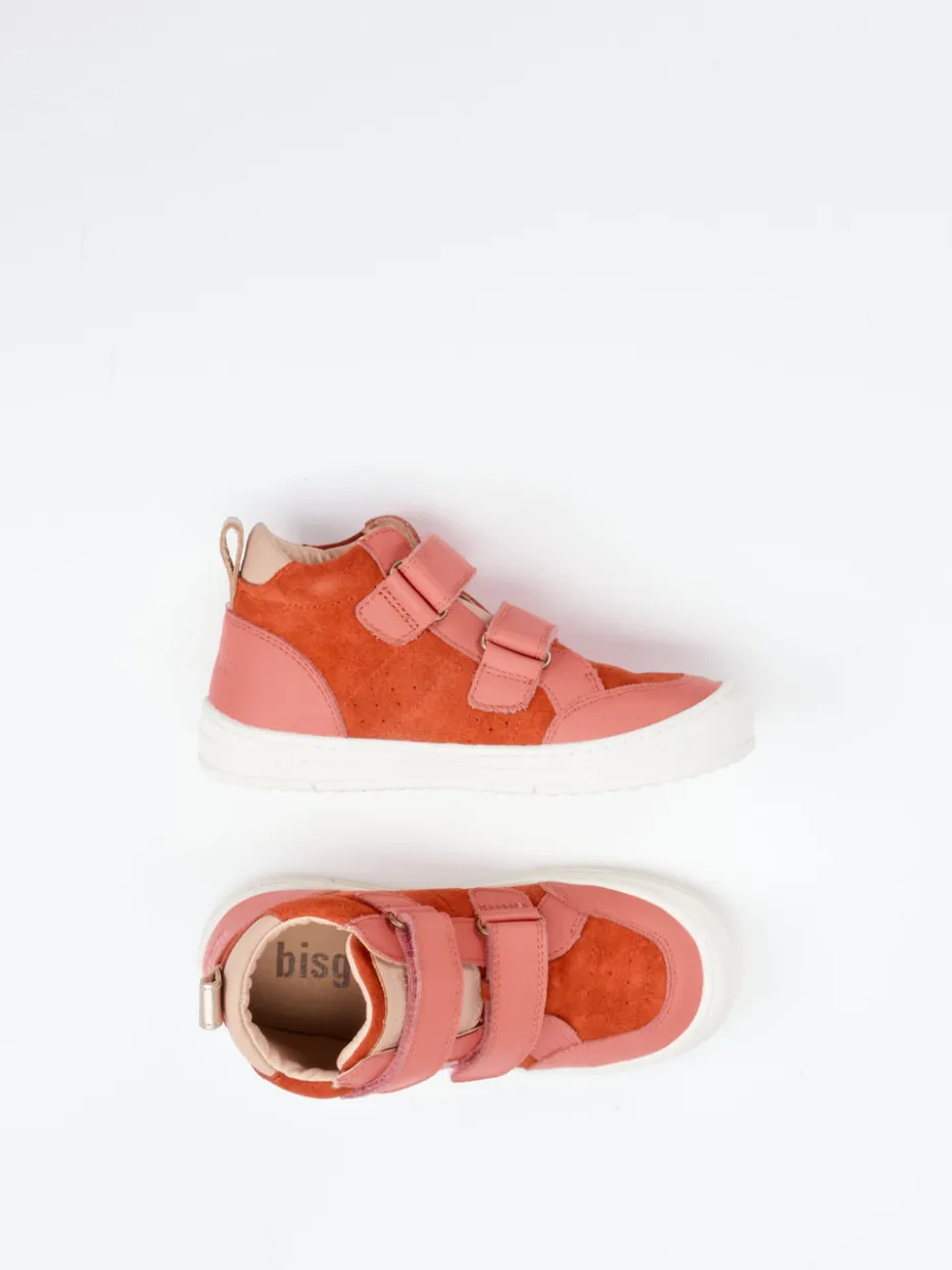 – Klett-Sneaker aus Veloursleder Korallenrot*Bisgaard New