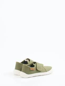 – Klett-Sneaker aus Textil in Salbei*Bisgaard Hot