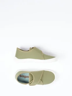 – Klett-Sneaker aus Textil in Salbei*Bisgaard Hot