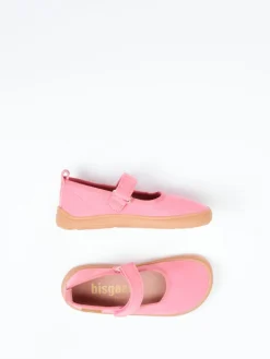 – Mary-Jane-Hausschuh aus Canvas rosa*Bisgaard Clearance