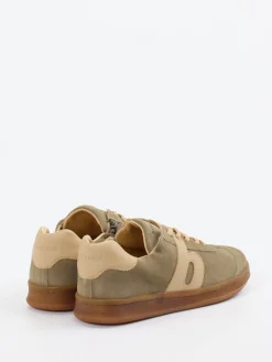 Kinder Bisgaard – Sneaker aus Veloursleder sandbeige