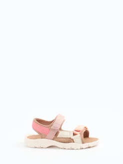 Kinder Bisgaard – Trekking-Sandalen aus Textil Pastellbeige