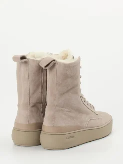– Schnürboots aus Veloursleder taupe*Blackstone Online