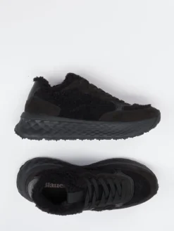 – Chunky Sneaker aus Veloursleder*Blauer Clearance