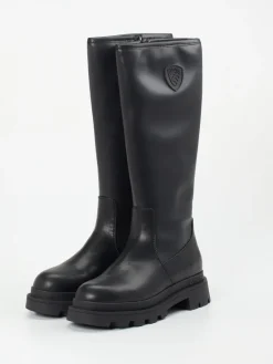 – Chunky Stiefel aus Glattleder*Blauer Online