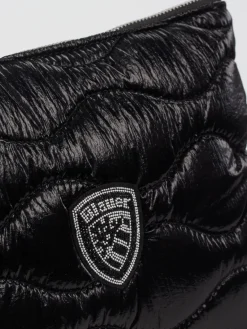 – Clutch aus Textil in glänzend*Blauer Clearance