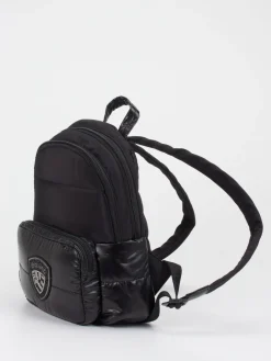 – Mini-Rucksack aus Textil*Blauer New