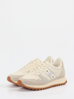 Damen Blauer – Retro Runner aus Veloursleder