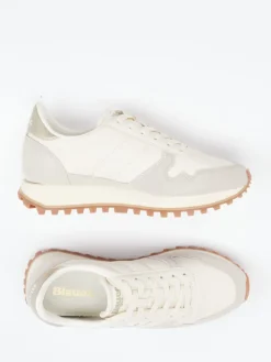 Damen Blauer – Retro Runner aus Veloursleder