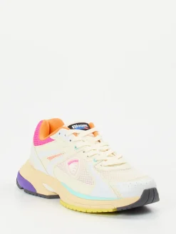 Damen Blauer – Retro-Sneaker aus Textil in Creme