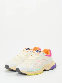 Damen Blauer – Retro-Sneaker aus Textil in Creme