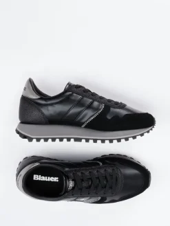 – Retro-Sneaker aus Veloursleder*Blauer Online