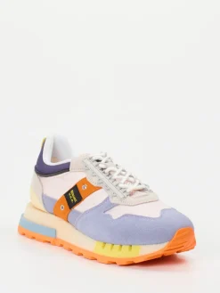 – Retro-Sneaker aus Veloursleder Flieder*Blauer Discount