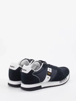 – Retro-Sneaker aus Veloursleder dunkel*Blauer Outlet