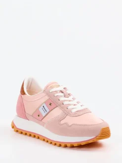 – Retro-Sneaker aus Veloursleder in*Blauer Outlet