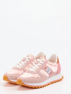 – Retro-Sneaker aus Veloursleder in*Blauer Outlet