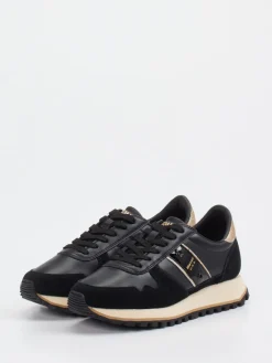 Damen Blauer – Retro-Sneaker aus Velourleder und Glattleder