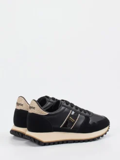 Damen Blauer – Retro-Sneaker aus Velourleder und Glattleder