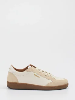 Herren Blauer – Sneaker aus Kalbleder und Veloursleder Beige