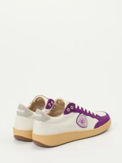 Damen Blauer – Sneaker aus Kalbleder mit Veloursakzenten