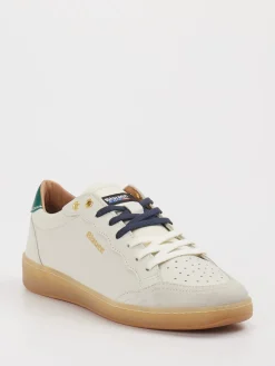 – Sneaker aus Leder in Creme*Blauer