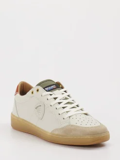 Herren Blauer – Sneaker aus Leder in Cremeweiß