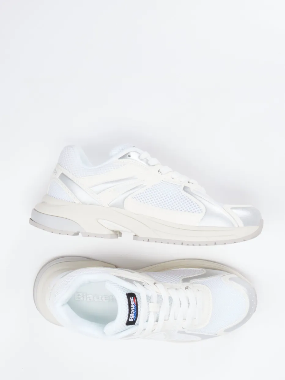 Damen Blauer – Sneaker aus Textil in Off-White