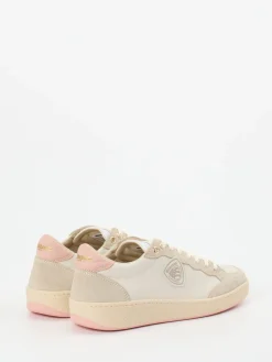 – Sneaker aus Veloursleder in Creme*Blauer New
