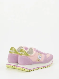 – Sneaker aus Veloursleder in*Blauer Best