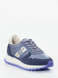 – Sneaker aus Veloursleder Lavendel*Blauer Online