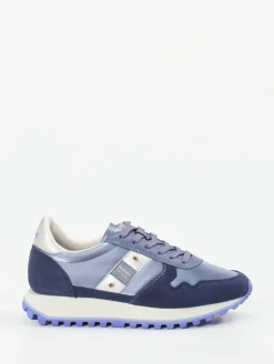 – Sneaker aus Veloursleder Lavendel*Blauer Online
