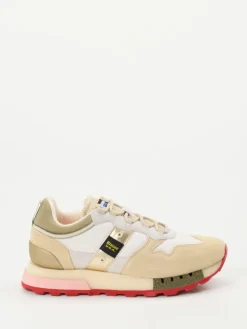 Damen Blauer – Sneaker aus Veloursleder und Mesh