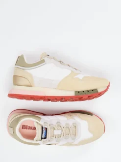 Damen Blauer – Sneaker aus Veloursleder und Mesh