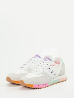 Damen Blauer – Sneaker aus Veloursleder Off-White