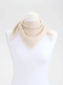 Damen Blui – Dreieckstuch aus Kaschmir-Mix in