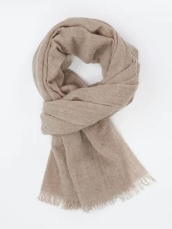 – Feinstrickschal aus Kaschmir in Beige*Blui Discount