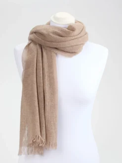 – Feinstrickschal aus Kaschmir in Beige*Blui Discount