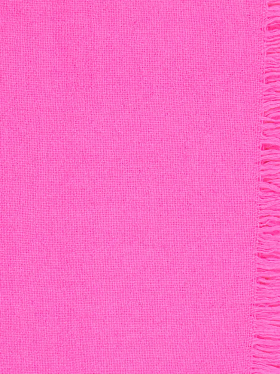 – Fransenschal aus Wolle-Kaschmir in*Blui Clearance