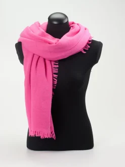 – Fransenschal aus Wolle-Kaschmir in*Blui Clearance