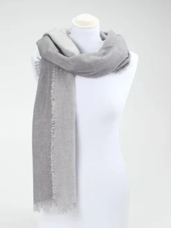 Damen Blui – Webschal aus Wolle-Kaschmir in Hell