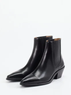 – Chelsea-Stiefeletten aus Glattleder*Boss Clearance