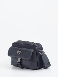 Damen Boss – Crossbody Bag aus recyceltem Textil Dunkel