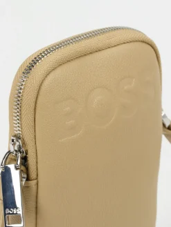 Damen Boss – Handy-Umhängetasche aus Leder in