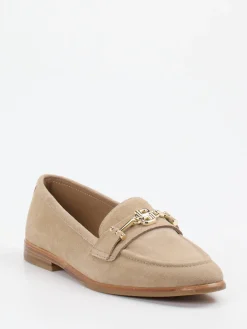 Damen Boss – Loafer aus Veloursleder in