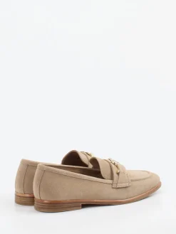 Damen Boss – Loafer aus Veloursleder in