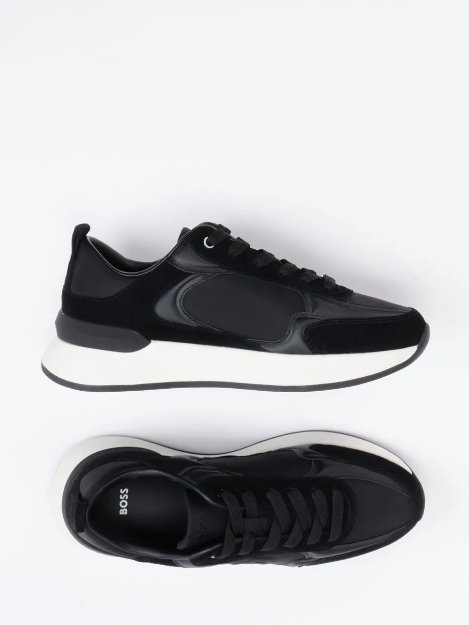 – Low-Top Sneaker aus Velour/Textil*Boss Discount