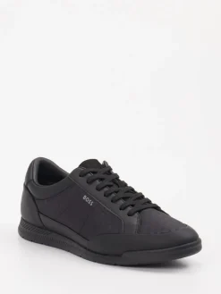 – Low-Top-Sneaker aus Textil und Synthetik*Boss